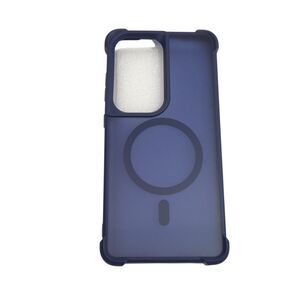 Navy Blue Magnetic Phone Case for Samsung Galaxy S26 Ultra Matte Cover